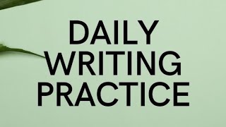 My Writerly Practice [upl. by Kinna768]