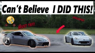 Can The 370z350z Do DONUTS THIS IS HOW Drifting my 370z for the FIRST TIME [upl. by Drazze]