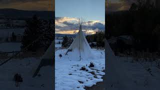 Tipi at Sunset [upl. by Joice]