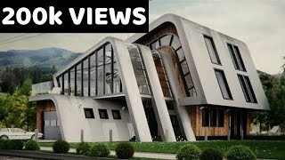 Revit Complete Project 16  Modern house in Revit Complete Tutorial part 1 [upl. by Kegan]