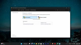 How To Access Windows Credential Manager In Windows 11 2024  Quick Help [upl. by Santos]