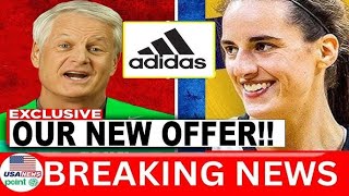 Nike CEO Reacts to Caitlin Clark’s Huge Adidas Signing – The Battle Heats Up [upl. by Derby782]