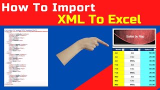 How to Import XML File to Excel File [upl. by Nepsa]