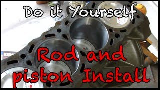 Piston and Rod Installation [upl. by Verlie779]