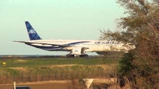 Boeing 777300 Air Austral FOREU arriving from Mauritius [upl. by Persis]