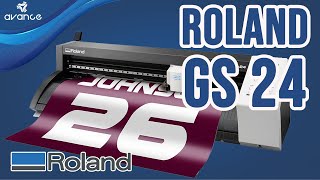 Plotter de corte para varios materiales Roland GS24 [upl. by Arua29]