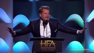 James Corden Opening Monologue  HFA 2017 [upl. by Lindsay]