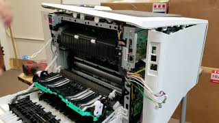 How To Replace The HP M452 M377 M477 M454 M479 Printer Fuser Instructions RM26431 RM26418 [upl. by Vaenfila]