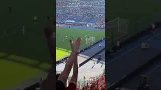 AS Roma fans erupt in celebration after a dramatic lastminute goal [upl. by Ansel930]