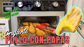 Pollo con Papas en freidora de aire frito sin aceite [upl. by Tekcirk]