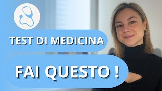 COME PREPARARSI AL TEST DI MEDICINA 4 step per studiare bene [upl. by Gnuh]