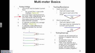 Multimeter basics voltage and resistance tests a free SD Premium video [upl. by Gabi]