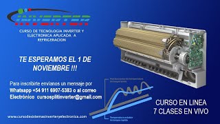 CLASE1 CURSO DE TECNOLOGIA INVERTER EN AIRE ACONDICIONADO TIPO SPLIT [upl. by Riplex]