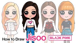 How to Draw Jisoo  BlackPink Kpop [upl. by Macegan438]