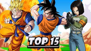 My Top 15 Dragon Ball Characters RANKED [upl. by Anitsugua456]