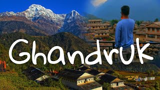 Ghandruk in Monsoon 4K  Cinematic travel movie [upl. by Imeaj]