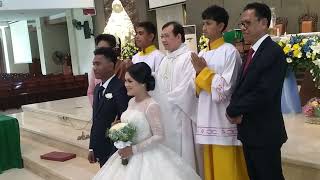 MISA PEMBERKATAN NIKAH  lagu SELAMAT DAN BAHAGIA  VERA amp LEO [upl. by Revlis887]