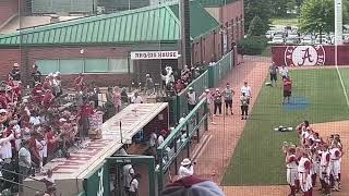 Alabama softball team after falling in NCAA regional to Stanford [upl. by Llenart]