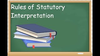 Rules of Statutory Interpretation [upl. by Halfon871]