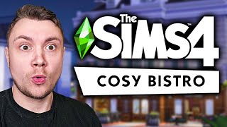 The Sims 4 Cosy Bistro kit is actually goodish [upl. by Ahsinoj]