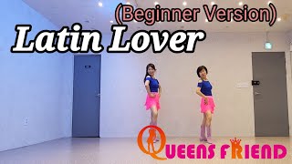 라틴러버 라인댄스 데모 Latin Lover Demo Beginner Latin 차차라인댄스 Popsie 매력적인 음악 신나는 댄스 [upl. by Sperling]