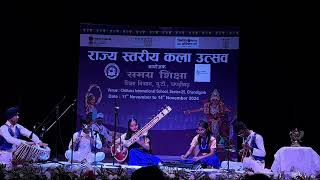 Orchestra by students of Gmsss16 chandigarh in state level kala utsav2024 [upl. by Aerdnad]