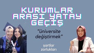 YATAY GEÇİŞ İLE ÜNİVERSİTE DEĞİŞTİRMEK HAKKINDA HER ŞEY  KURUMLAR ARASI YATAY GEÇİŞ YAPMAK [upl. by Ariaet]