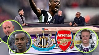 Newcastle vs Arsenal 10 Post Match Analysis  Isak Longstaff Alan Shearer Ian Wright Reactions [upl. by Penrod]