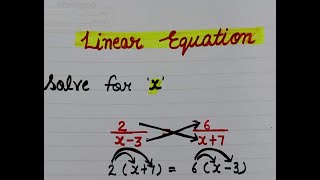 Cross Multiplication A Faster Way to Solve Linear Equations linearequations algebra maths short [upl. by Adnohsed133]