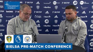 “I do not feel like a mentor to Pep”  Bielsa prematch press conference  Man City v Leeds United [upl. by Attevad846]