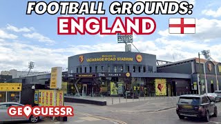 England Football Grounds American locates stadiums on GeoGuessr [upl. by Aurel316]