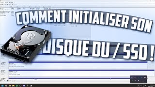 COMMENT INITIALISER SON DISQUE DUR OU SON SSD [upl. by Margi]