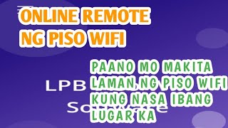 ONLINE REMOTE NG PISO WIFI PinoyTV [upl. by Elihu]