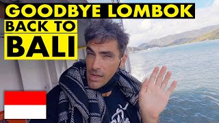 Lombok to UBUDBali  FERRY GOODBYE LOMBOK  Indonesia Travel 2022 Vlog 235 [upl. by Isiad]