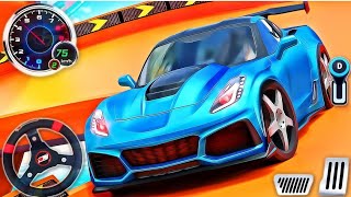 Ultimate Mega Ramp Car Stunt Driving Games 3D  Android Gameplay [upl. by Aylad344]