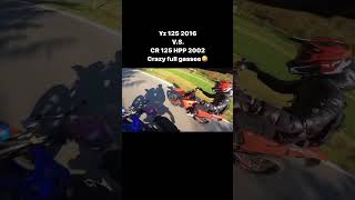 Yz 125 vs CR 125 2stroke 50cc automobile bikelife 125cc motard enduro motocross [upl. by Notgnirrac]