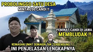 MENGEJUTKAN  umat Hindu Probolinggo satu desa minta 200 candi  ini desa luar biasa [upl. by Giuseppe153]