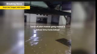 Baru saja tanggul jakarta amp bekasi jebol  banjir besar jakarta dan bekasi hari ini 30112024 [upl. by Solram]