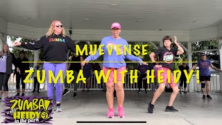 Muevense by Marc Anthony  Zumba with Heidy [upl. by Ellehsar]