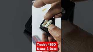 Trodat Printy 4850 Name amp Date 📅 Stamp trodatprinty4850 stampfactory shortvideo [upl. by Atileda]