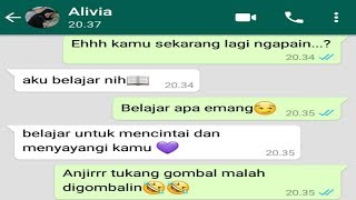 Chat WA Gombal Romantis Auto bikin baper Part 15 [upl. by Vladamir]