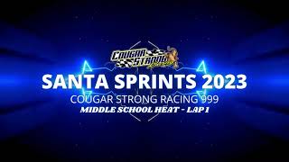 Lap 1 spinout  Cougar Strong Racing at GreenpowerUSA Santa Sprints Columbus GA 12923 [upl. by Grekin]