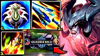 AATROX TOP CAN 1V9 THIS PATCH EASIER THAN EVER NEW META  S14 Aatrox TOP Gameplay Guide [upl. by Dyl856]