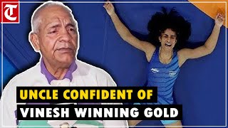 Uncle Mahavir Phogat confident Vinesh will win gold medal [upl. by Nileuqcaj174]