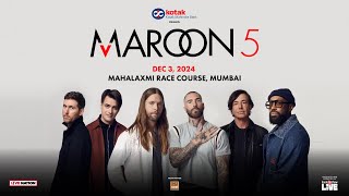 Maroon 5  India 2024  Produced by BookMyShow LIVE [upl. by Eixid]