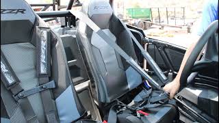 6 point Harness Demo  Polaris RZR XP 1000 Trails amp Rocks  Four Seasons Motorsports [upl. by Enyahs]