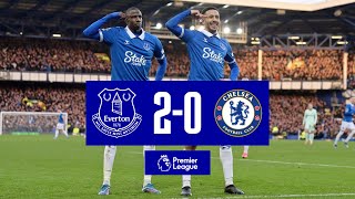 PREMIER LEAGUE HIGHLIGHTS EVERTON 20 CHELSEA [upl. by Luella681]