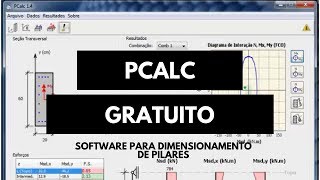 Pcalc Programa Gratuito para o dimensionamento de pilares [upl. by Philender]