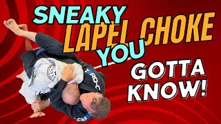 Sneaky Lapel Choke From Closed Guard Youve Gotta Know [upl. by Onaicilef]