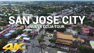 San Jose City Nueva Ecija Philippines  Drone Aerial View and Walking Tour  4K [upl. by Lleoj]